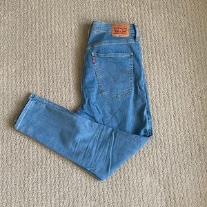 Levi’s high rise button fly jeans